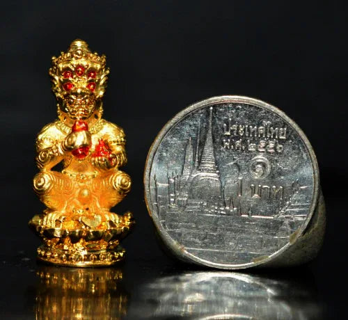 🪙 THE GOLDEN BEAST OF ABUNDANCE: SI HU HA TA ✨ The Golden Harvest: 2025 "Si Hoo Ha Ta" Pure Gold Plated Edition – The Supreme Manifestor of Wealth & Business Victory
