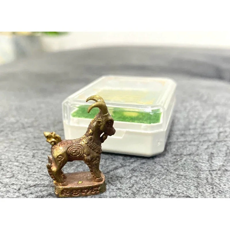 🐐 THE GOLDEN GUARDIAN: PHAE MAHA MONGKOL ✨ The Divine Guardian: Luang Phor Rak "Auspicious Goat" – The Sacred Shield of Protection & Magnet for Leadership and Love