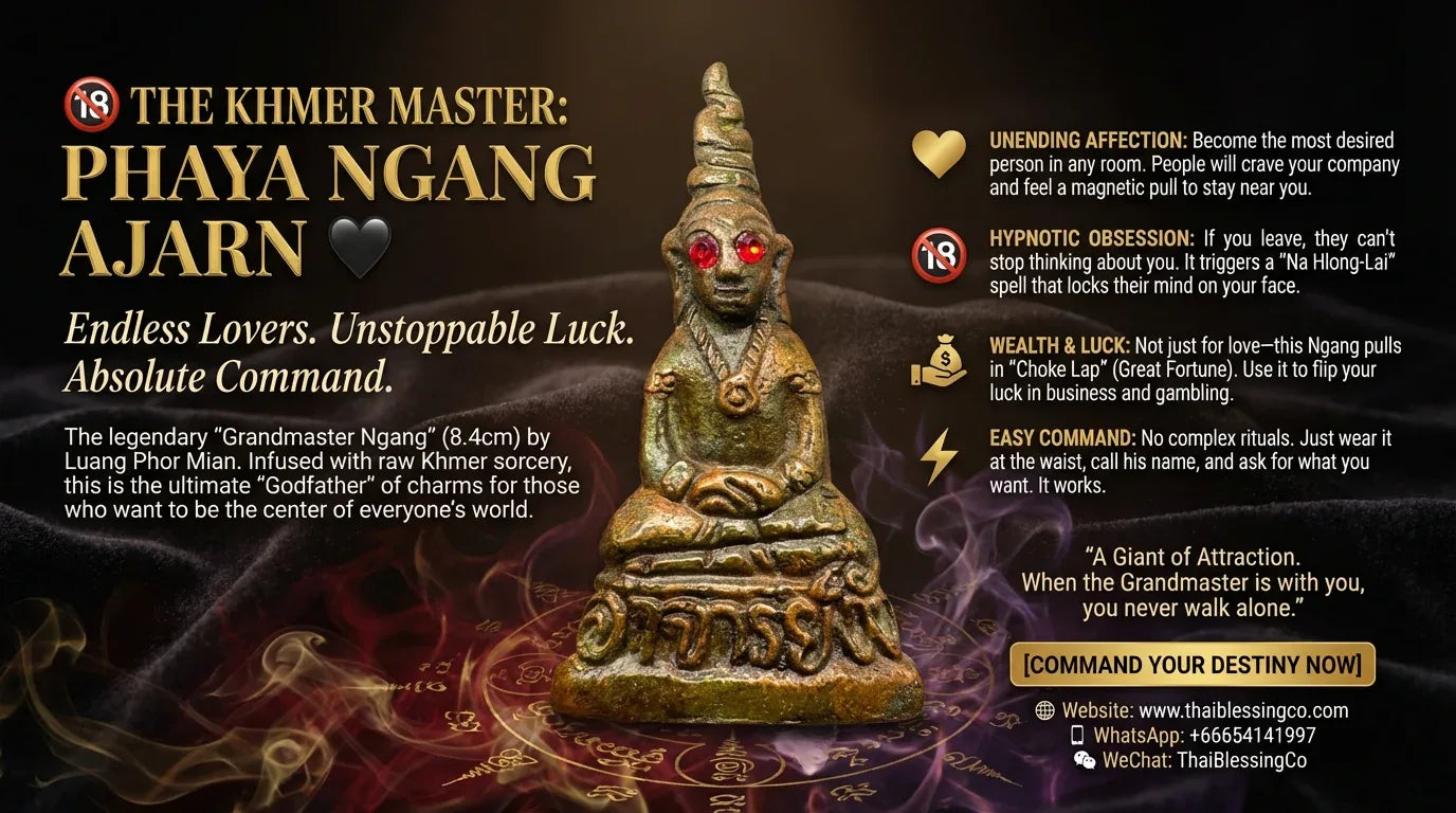 🔞 THE KHMER MASTER: PHAYA NGANG AJARN 🖤 Master the Frequency of Attraction: Align Your Destiny with the AstraSovereign Masterpiece