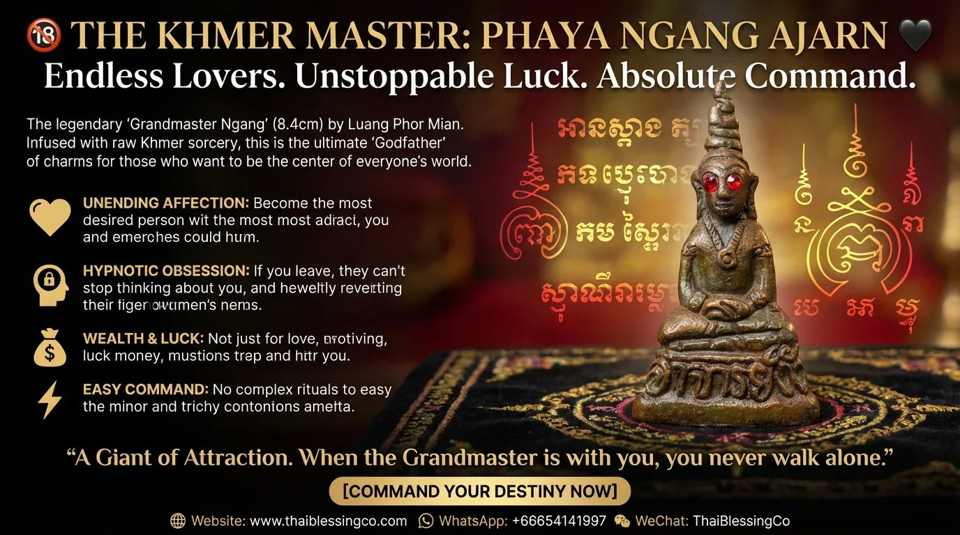 🔞 THE KHMER MASTER: PHAYA NGANG AJARN 🖤 Master the Frequency of Attraction: Align Your Destiny with the AstraSovereign Masterpiece