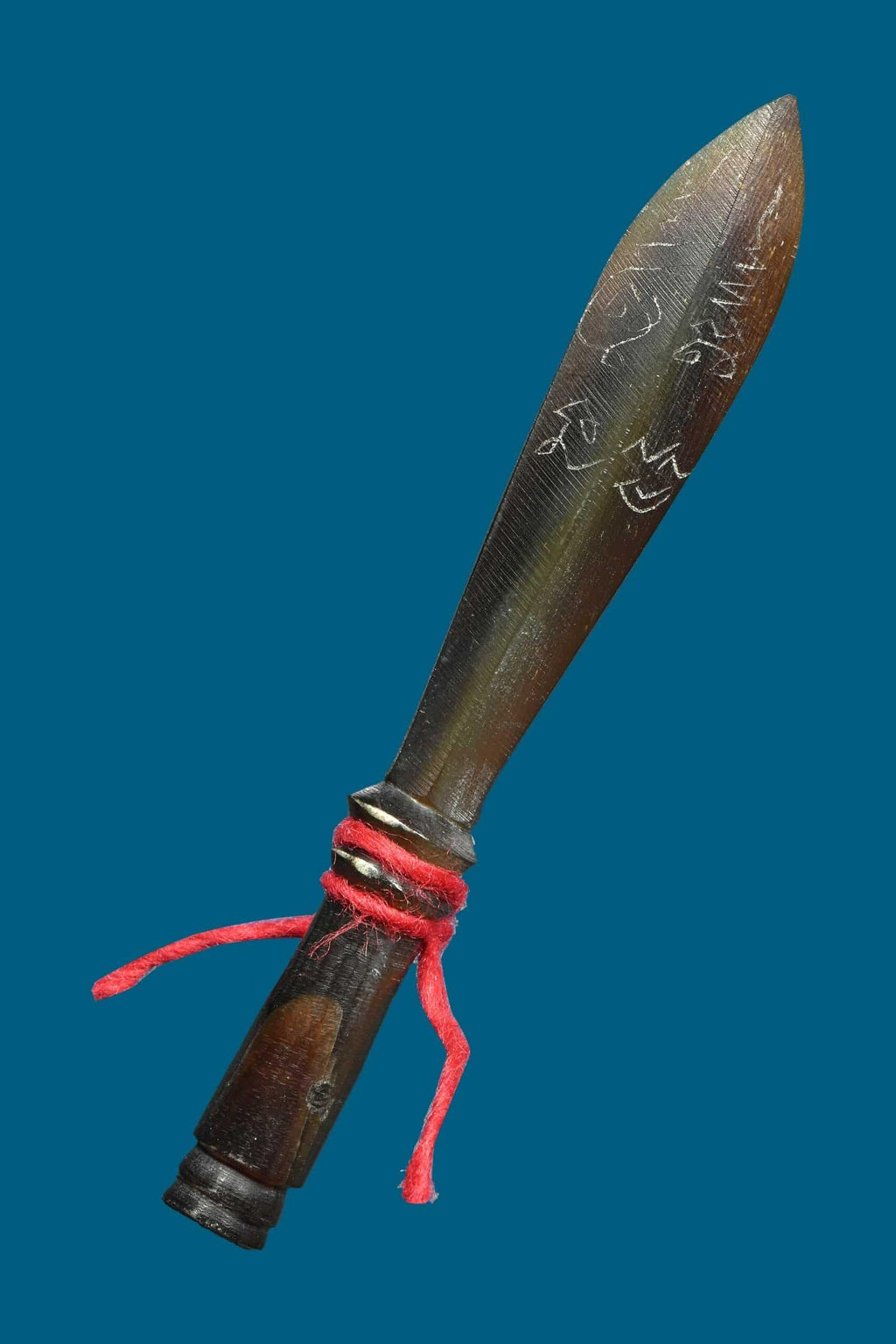 🗡️ THE SUPREME WEAPON OF THE GODS 🗡️✨ The Sovereign Shield: Hand-Carved White Buffalo Horn Sacred Scepter (Phra Khan) by Luang Pu Maen