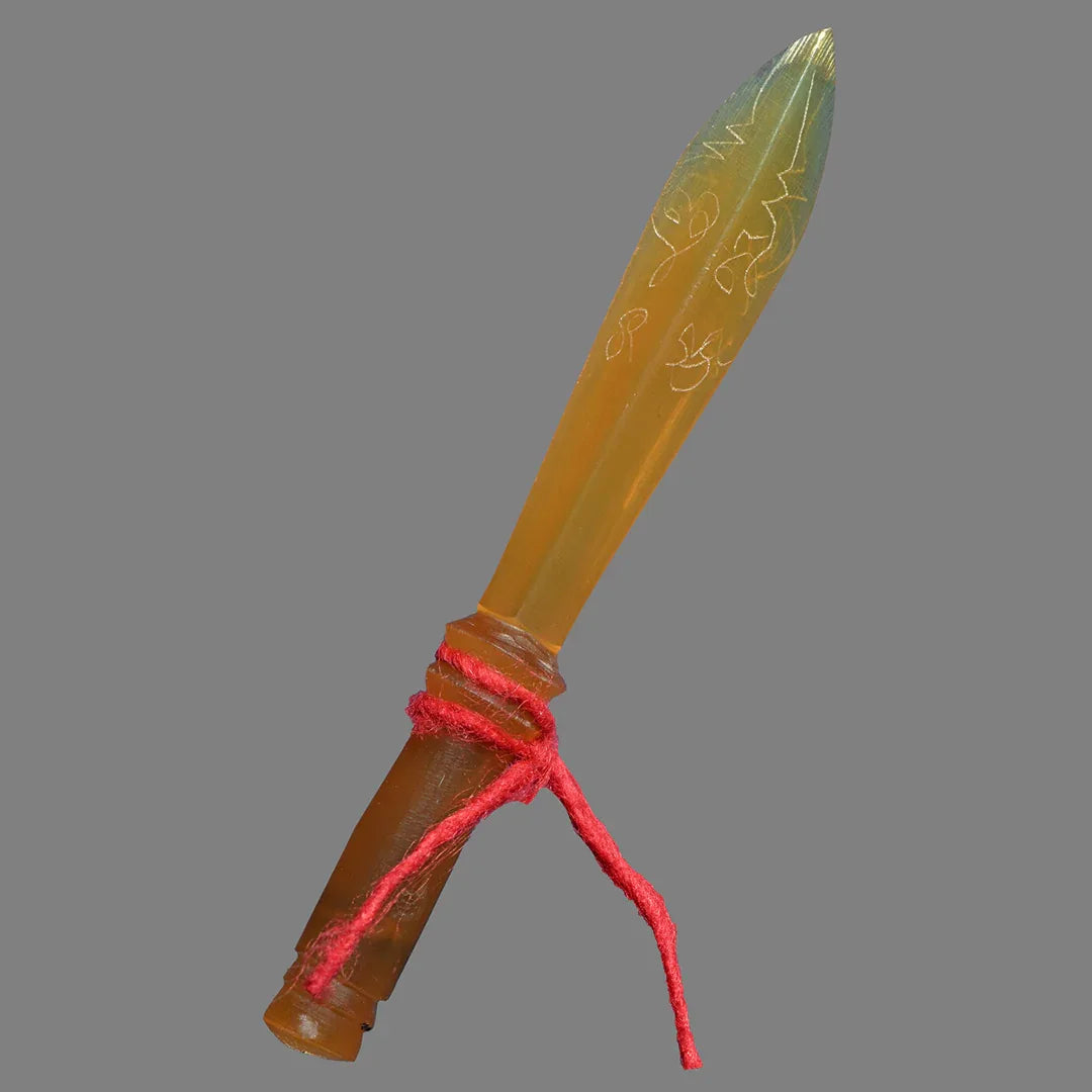 🗡️ THE SUPREME WEAPON OF THE GODS 🗡️✨ The Sovereign Shield: Hand-Carved White Buffalo Horn Sacred Scepter (Phra Khan) by Luang Pu Maen