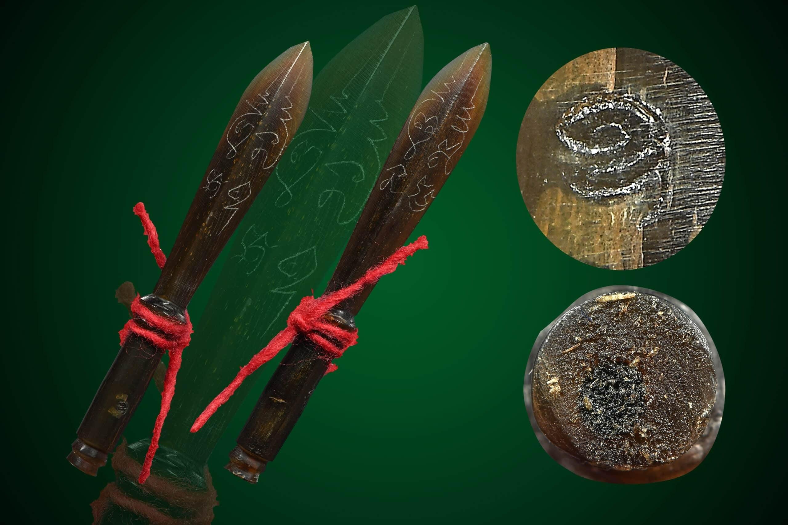 🗡️ THE SUPREME WEAPON OF THE GODS 🗡️✨ The Sovereign Shield: Hand-Carved White Buffalo Horn Sacred Scepter (Phra Khan) by Luang Pu Maen