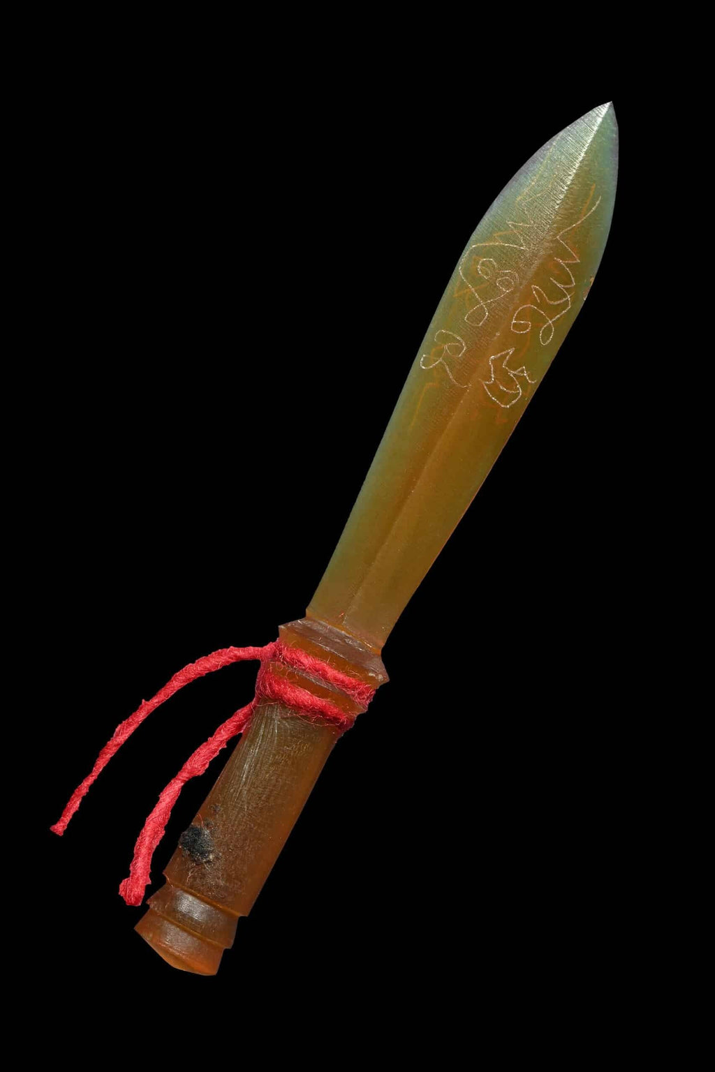 🗡️ THE SUPREME WEAPON OF THE GODS 🗡️✨ The Sovereign Shield: Hand-Carved White Buffalo Horn Sacred Scepter (Phra Khan) by Luang Pu Maen