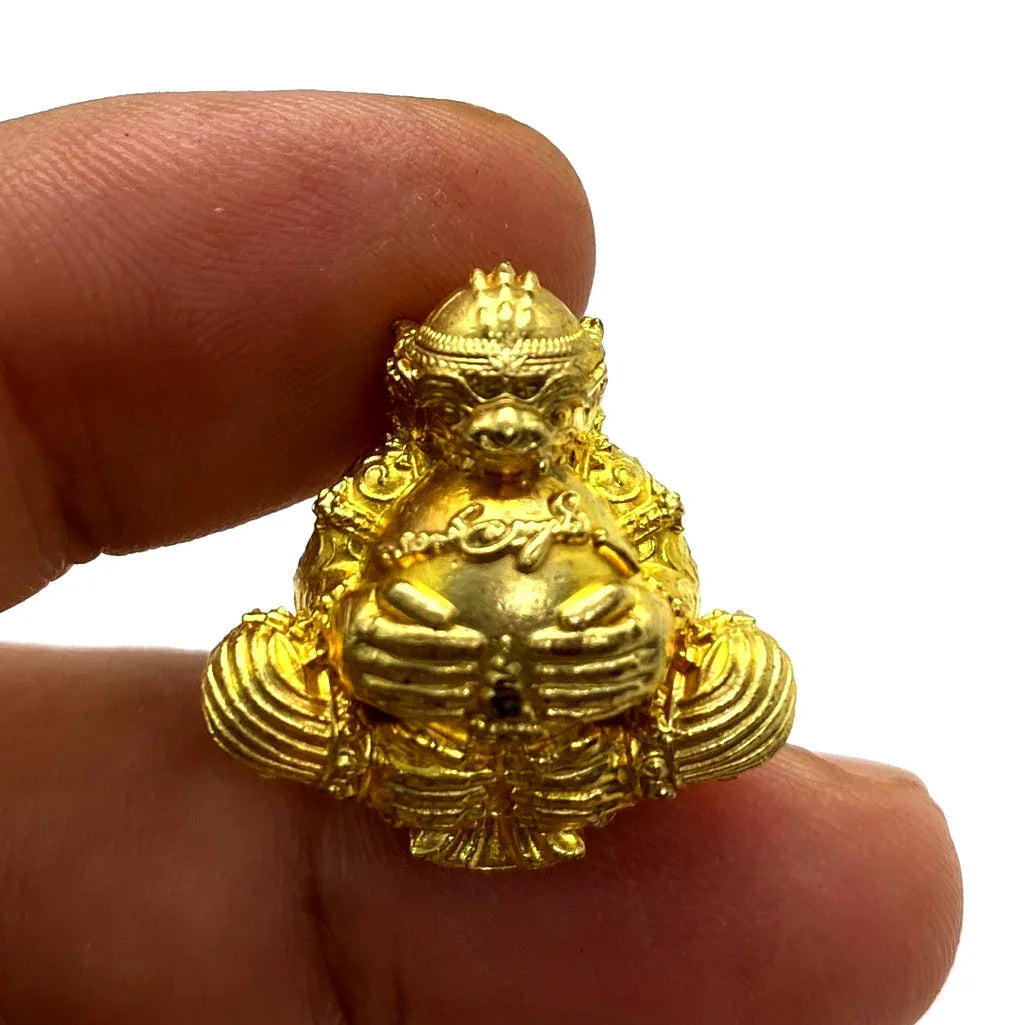 🐒 THE UNDEFEATED CONQUEROR: HANUMAN KRONG MUANG ✨ The Invincible Commander: Luang Phor Suphot 2021 "Hanuman Krong Muang" Sovereign Victory Talisman
