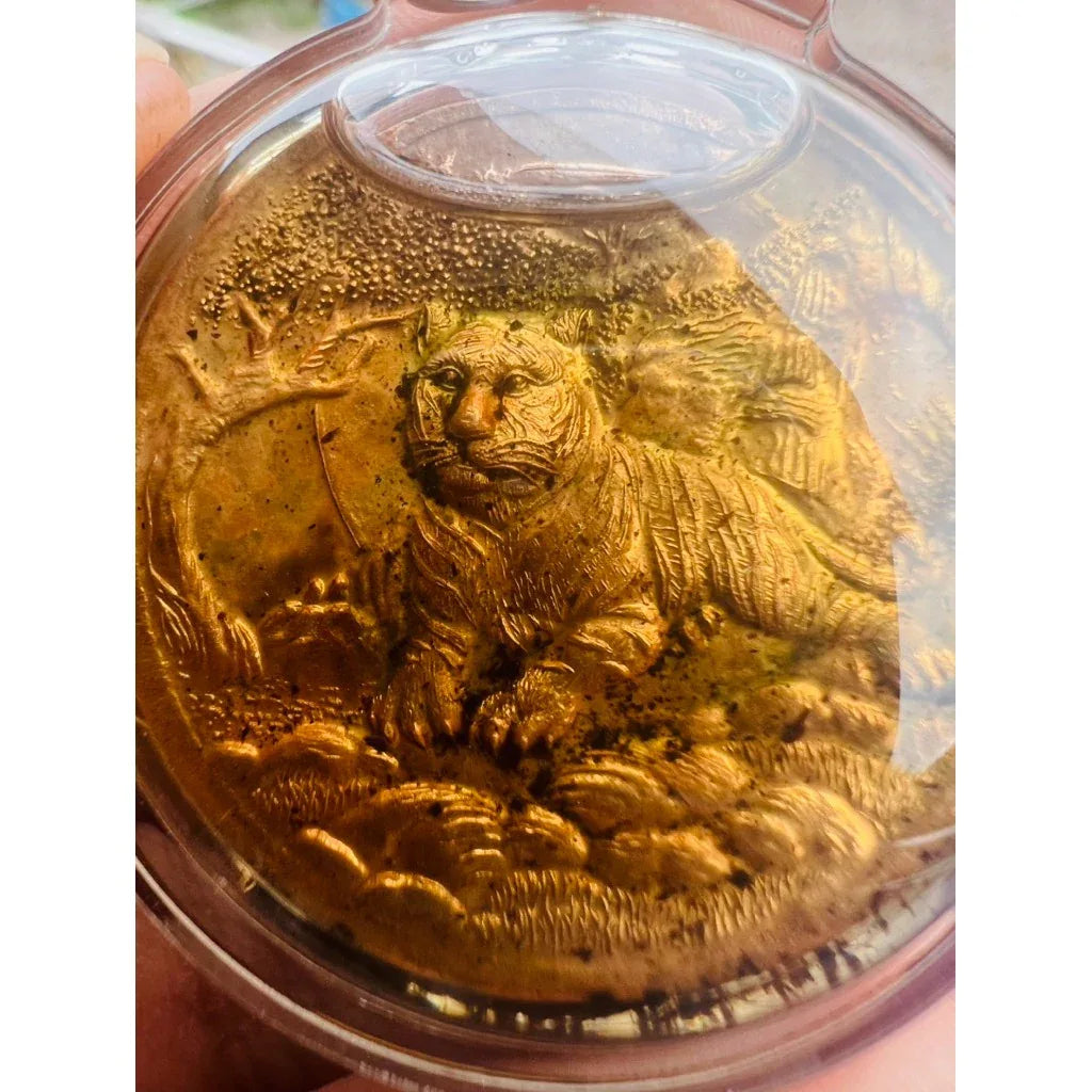 🐯 TIGER RECLINING: THE EFFORTLESS BILLIONAIRE 🥩 AstraTiger Sovereign: The Sleeping Monarch & Royal Alchemical Oil Relic (2022 Limited Edition | Infused in Royal Tiger Herbs | Consecrated by Ajarn Prasoot, Wat Nai Tao)