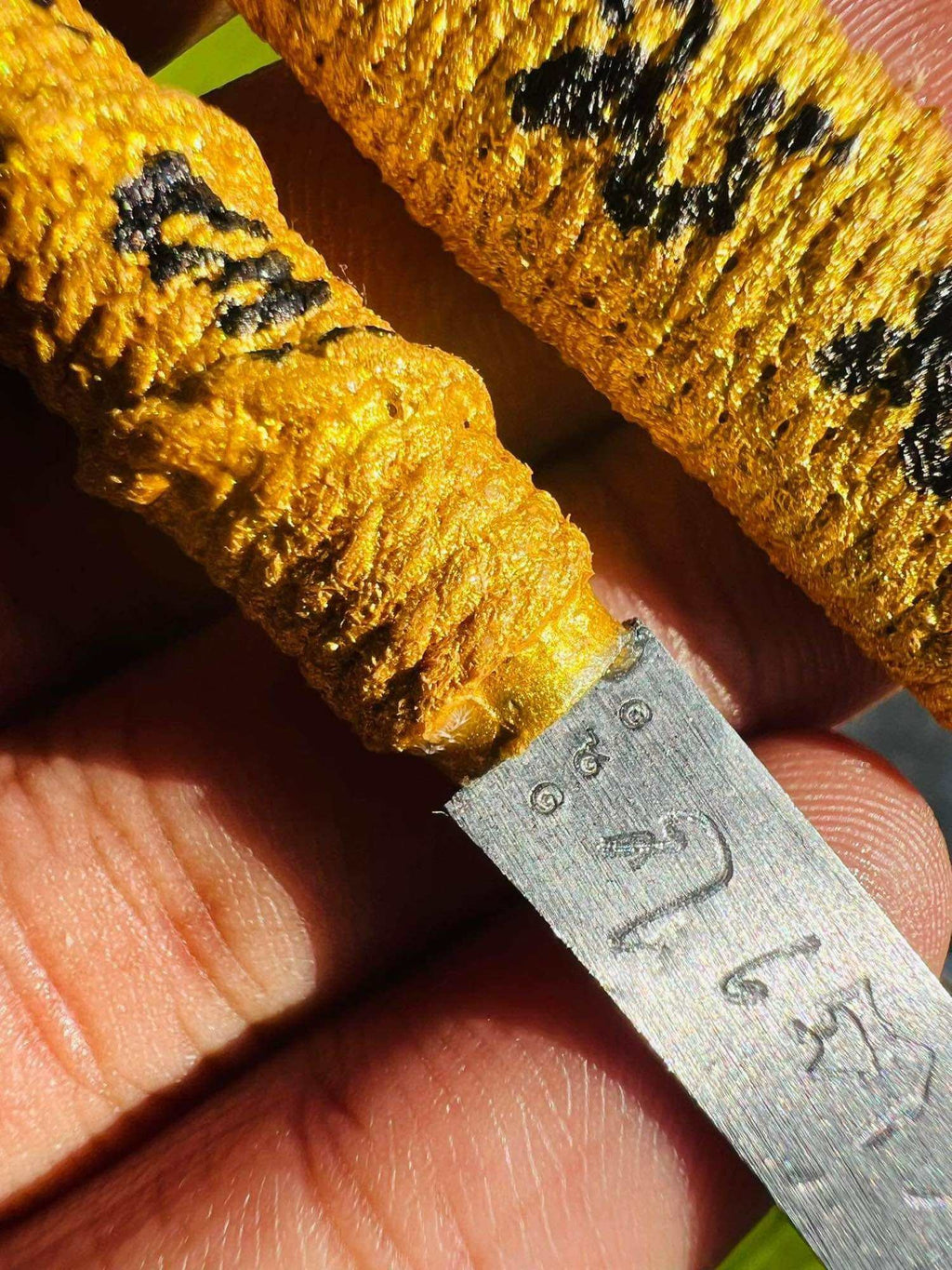 🗡️ Takrud Spirit Knife "Sorcerer Slayer" (Mit Mor Prab Arkom) – Anti-Black Magic & Ghost Protection by Luang Pu Im