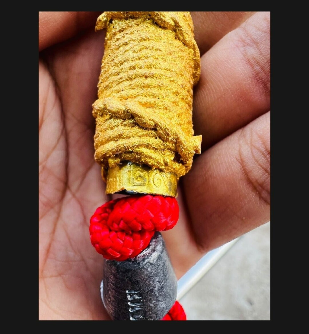 🗡️ Takrud Warrior Waist Belt "Paya Ling Out to Battle" – Invincibility & Victory Power by Luang Pu Im