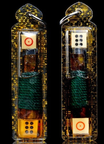 🪬Takrud “Fortune & Wealth Draw” Amulet – Python Skin Scroll by Kruba Tao, Wat Ban Lao