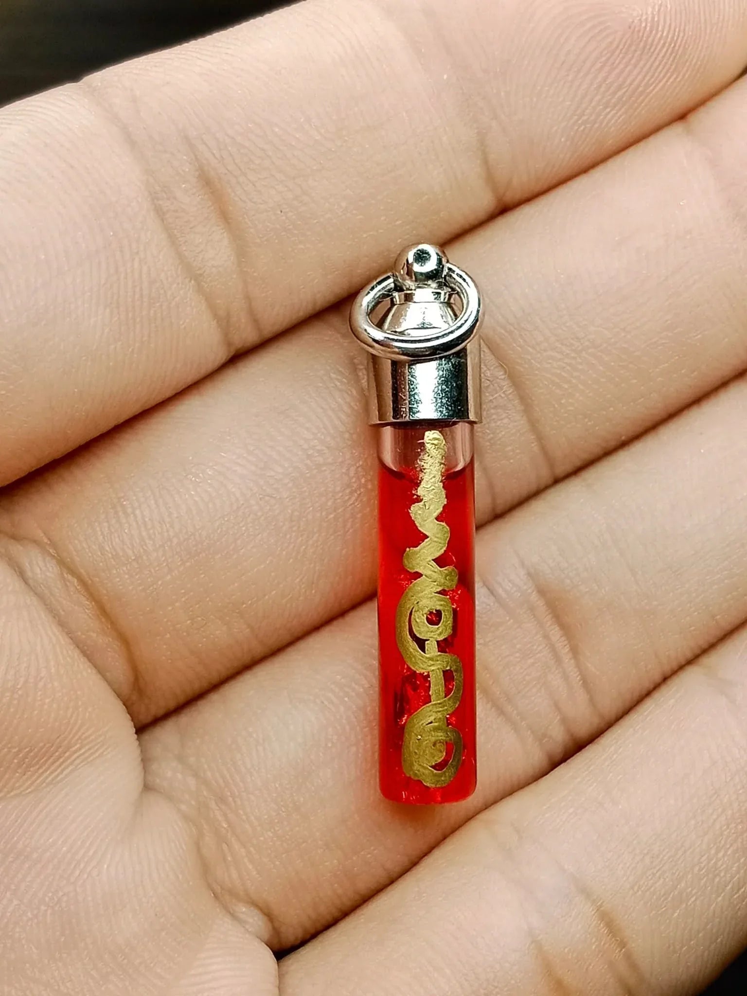 ✨ Takrud with Wan Kai Dang Charm Oil – Supreme Magnetic Loving-Kindness Amulet by Luang Pu Nen Kaew