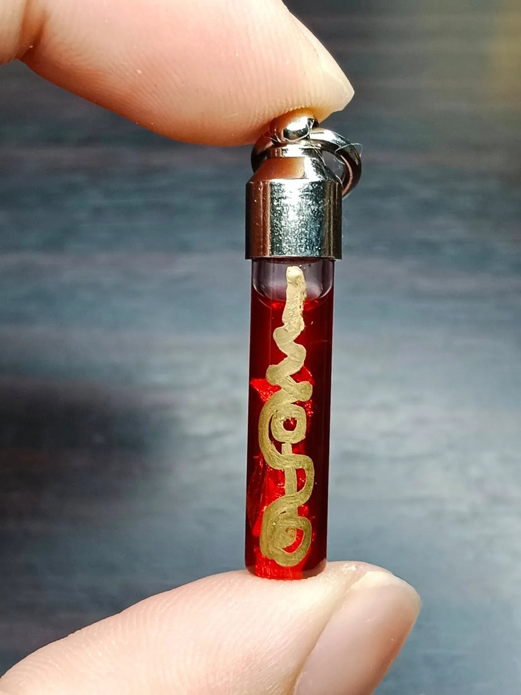 ✨ Takrud with Wan Kai Dang Charm Oil – Supreme Magnetic Loving-Kindness Amulet by Luang Pu Nen Kaew