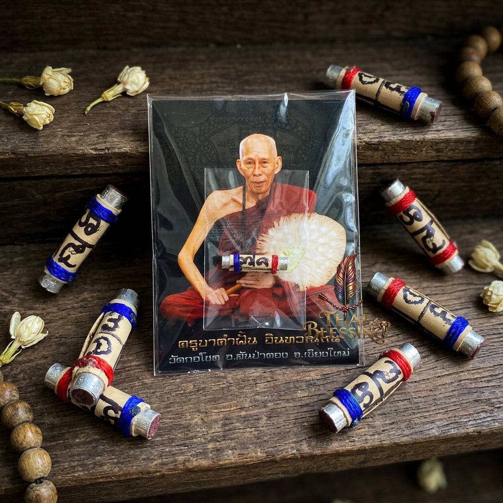 🔱 Takrut Bai Lan Nang Goi: The Sovereign Harvester of Wealth & Hypnotic Charm – Kruba Kamfan (Wat Ko Chok) 2568 – The Ultimate Lanna Palm-Leaf Engine for Non-Stop Capital Flow & Absolute Seduction!