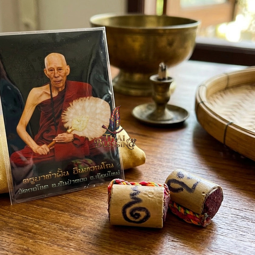 🔱 Takrut Bai Lan Nang Goi: The Sovereign Harvester of Wealth & Hypnotic Charm – Kruba Kamfan (Wat Ko Chok) 2568 – The Ultimate Lanna Palm-Leaf Engine for Non-Stop Capital Flow & Absolute Seduction!