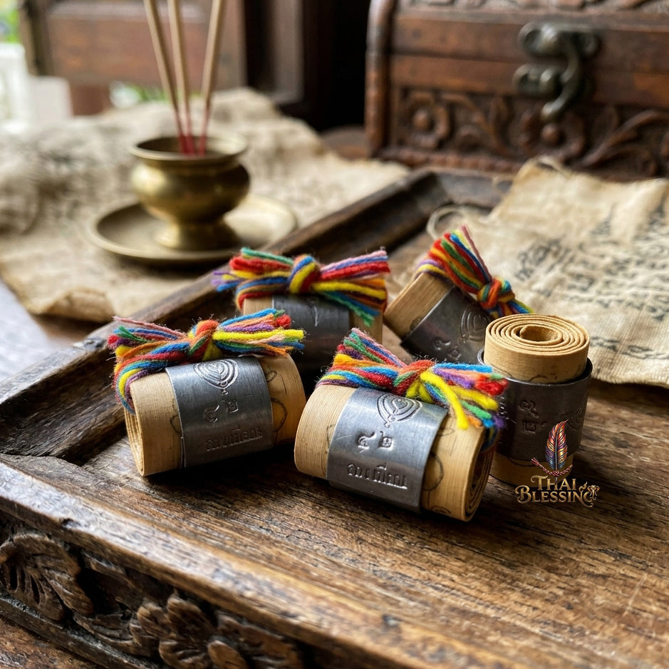 🔱 Takrut Bai Lan & Pitsamorn "Muen Yan Pan Katha": The Sovereign Script of Ten Thousand Yantras – Luang Pho Mian & Luang Pu Maha Sila – The Ultimate Alchemical Engine for Universal Dominance & Infinite Wealth!