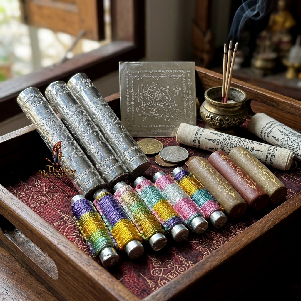 🔱 Takrut Chang Phasom Khlong: The Primal Herd-Enchanter Engine – Luang Pu Phongsak (Wat Pa Thep Nimit) 2567 – The Ultimate High-Velocity Charm for Raw Attraction, Crowded Client Capture & Infinite Commercial Wealth!