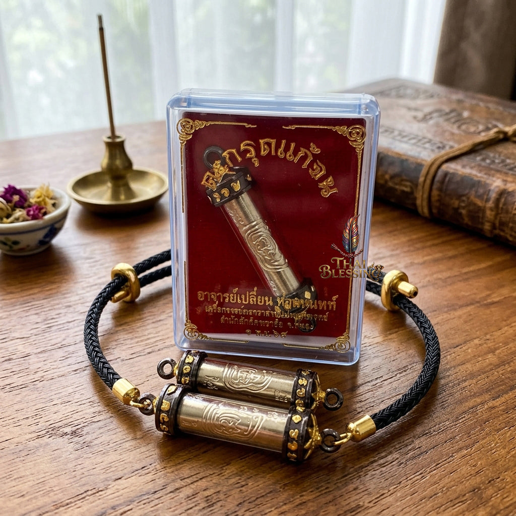 🔱 Takrut Kae Chon (Anti-Poverty Edition): The Sovereign Alchemist of Wealth – Ajarn Plien Hatyanon – The Ultimate Wrist-Engine for Absolute Financial Freedom & Market Conquest!