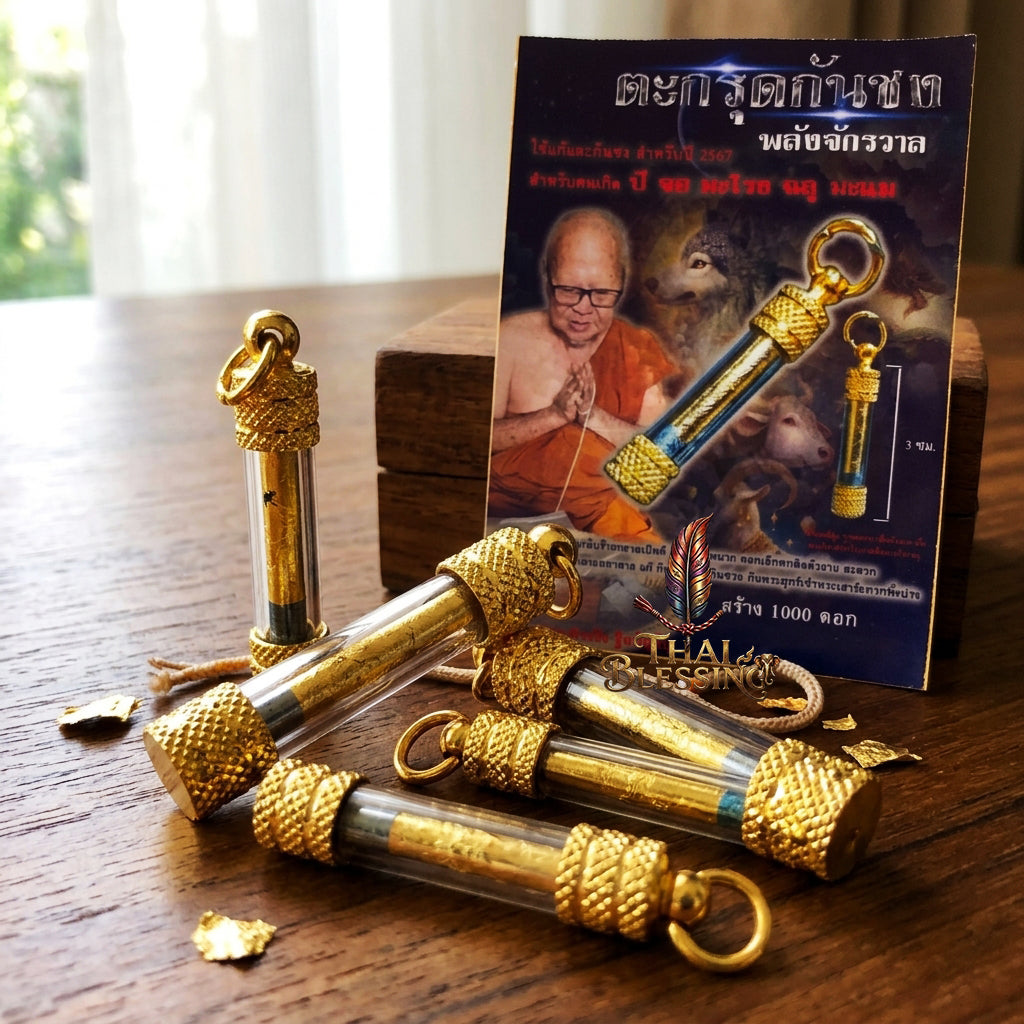 🔱 Takrut Kang Chong "Phalang Chakkrawan": The Sovereign Cosmic Shield – Hand-Inscribed Masterpiece – The Ultimate Astrological Alchemist for Destiny Reversal & Financial Dominance!