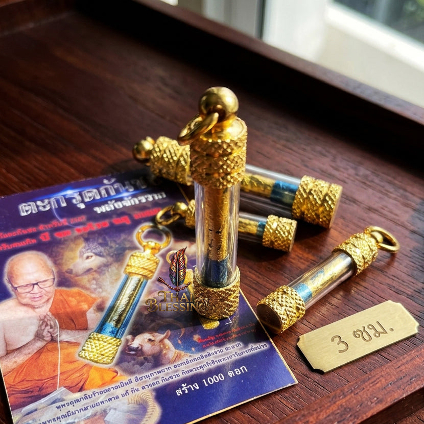 🔱 Takrut Kang Chong "Phalang Chakkrawan": The Sovereign Cosmic Shield – Hand-Inscribed Masterpiece – The Ultimate Astrological Alchemist for Destiny Reversal & Financial Dominance!