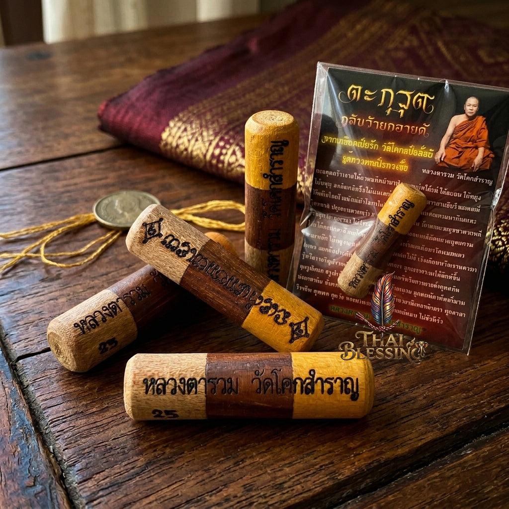 🔱 Takrut Klap Rai Klai Dee: The Sovereign Alchemist of Fate – Luang Ta Ruam (2569) – The Ultimate Triple-Wood Engine for Destiny Reversal & Financial Dominance!