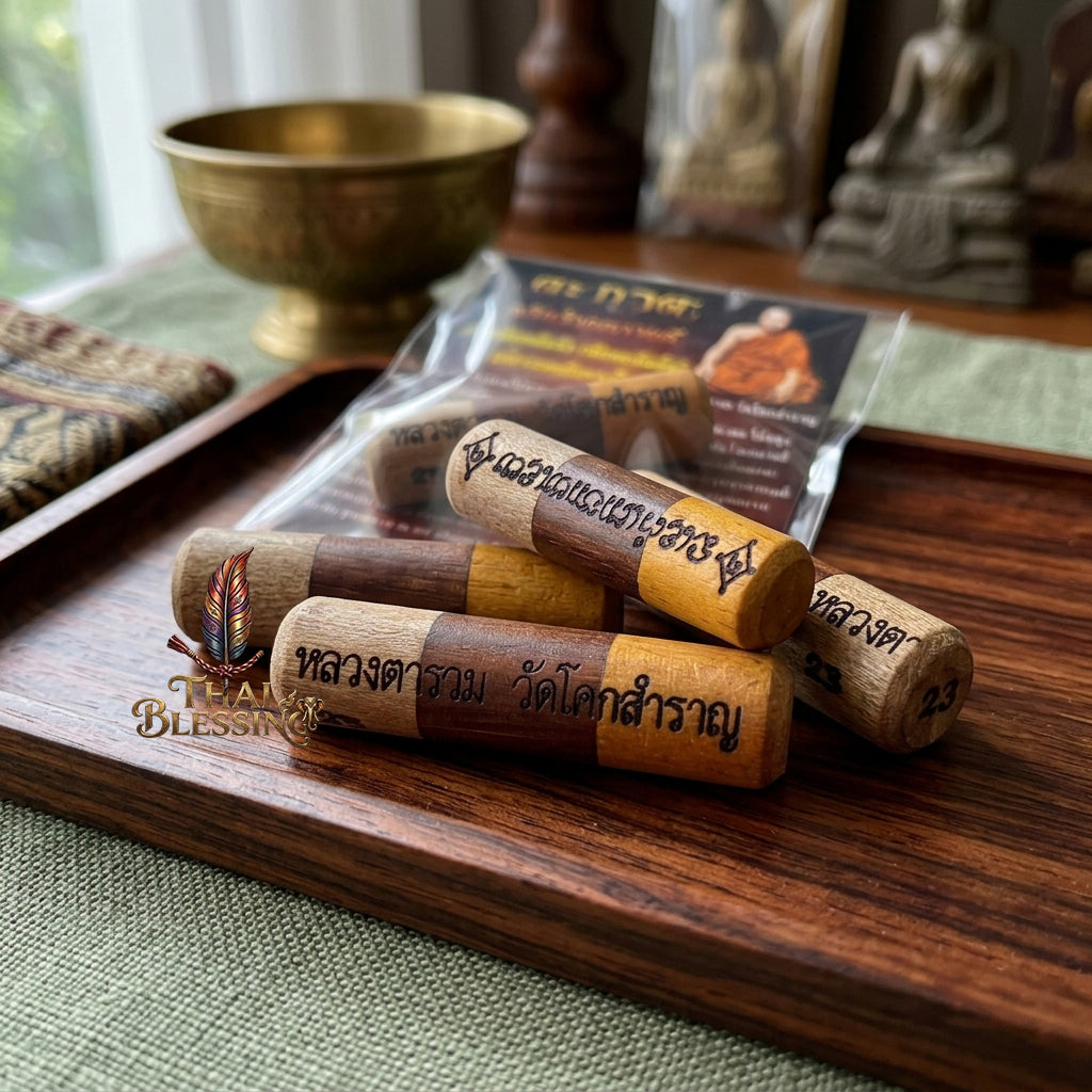 🔱 Takrut Klap Rai Klai Dee: The Sovereign Alchemist of Fate – Luang Ta Ruam (2569) – The Ultimate Triple-Wood Engine for Destiny Reversal & Financial Dominance!