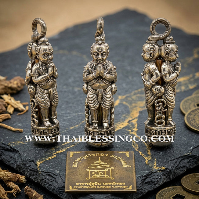 🔱 Takrut Kuman Thong "Na Plod Nee" – The Debt-Slaying Divine Child – Ajarn Subin Nanathong (2556) – The Sovereign Tool for Financial Liberation, Infinite Abundance, and Magnetic Charm!