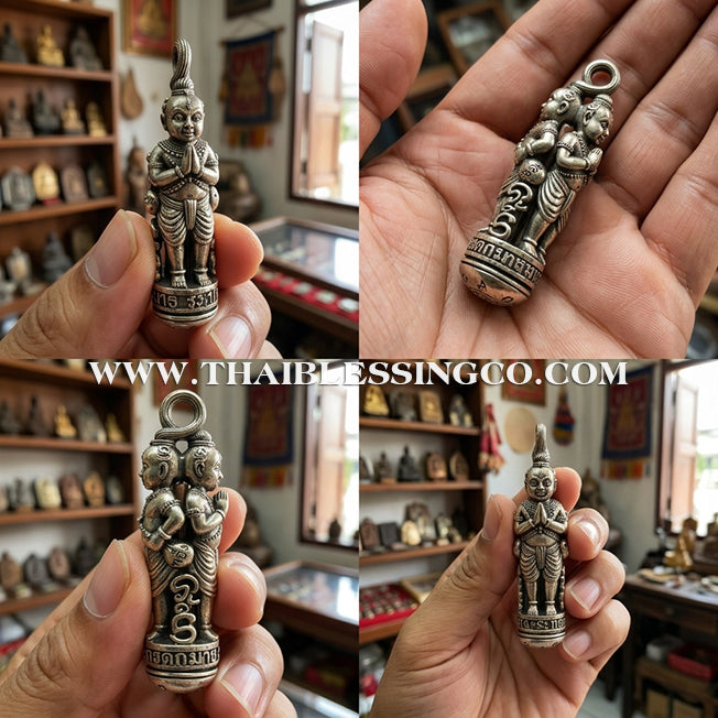 🔱 Takrut Kuman Thong "Na Plod Nee" – The Debt-Slaying Divine Child – Ajarn Subin Nanathong (2556) – The Sovereign Tool for Financial Liberation, Infinite Abundance, and Magnetic Charm!