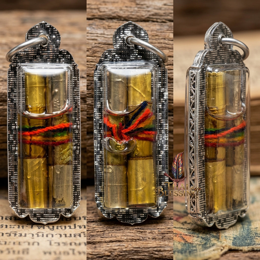 💖 Takrut Na Ok Taek Koo: The Sovereign Twin Engines of Obsession & Opulence – Luang Ta Ruam – Wat Khok Samran (2561) – The Ultimate Alchemical Tool for Magnetic Desire &amp; Infinite Wealth!