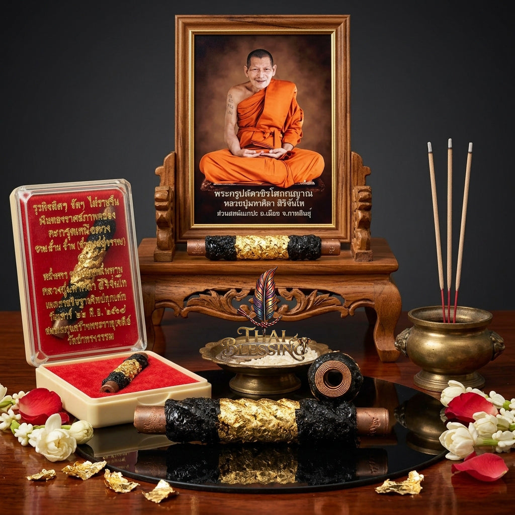 🔱 Takrut Nuea Duang Ruay Lan (Destiny-Defying Millionaire Scroll): Sacred Metallic Engine for Interstellar Fortune, Sovereign Authority & Complete Corporate Lockdown!