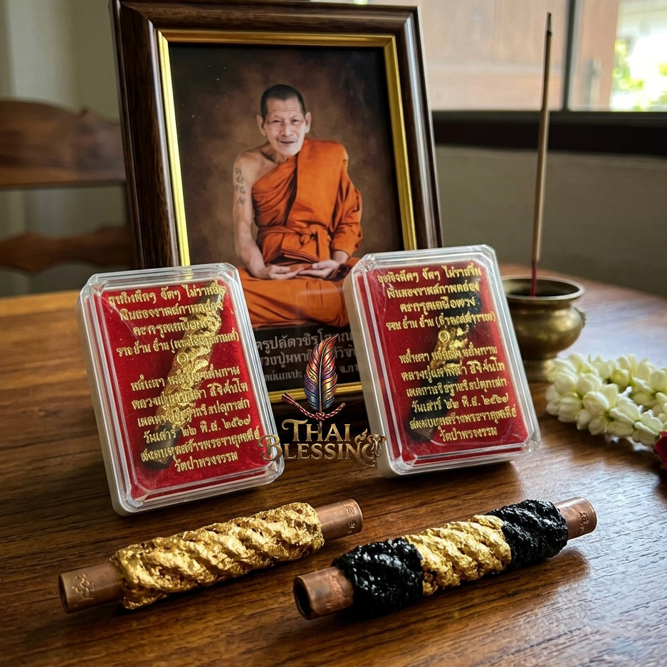 🔱 Takrut Nuea Duang Ruay Lan (Destiny-Defying Millionaire Scroll): Sacred Metallic Engine for Interstellar Fortune, Sovereign Authority & Complete Corporate Lockdown!