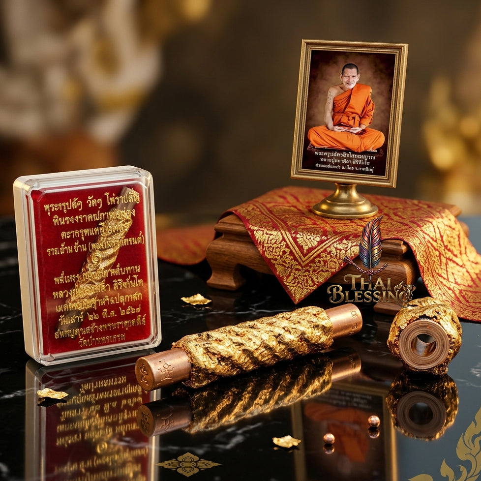 🔱 Takrut Nuea Duang Ruay Lan (Destiny-Defying Millionaire Scroll): Sacred Metallic Engine for Interstellar Fortune, Sovereign Authority & Complete Corporate Lockdown!