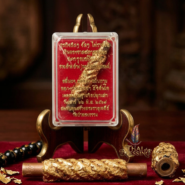 🔱 Takrut Nuea Duang Ruay Lan (Destiny-Defying Millionaire Scroll): Sacred Metallic Engine for Interstellar Fortune, Sovereign Authority & Complete Corporate Lockdown!