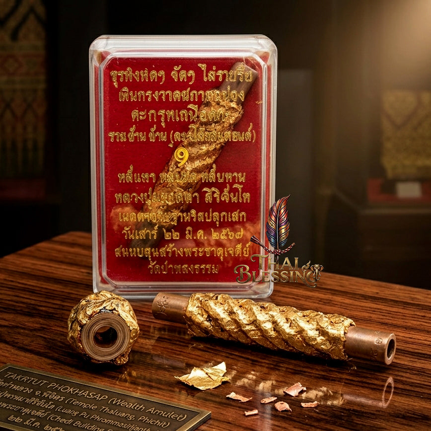 🔱 Takrut Nuea Duang Ruay Lan (Destiny-Defying Millionaire Scroll): Sacred Metallic Engine for Interstellar Fortune, Sovereign Authority & Complete Corporate Lockdown!