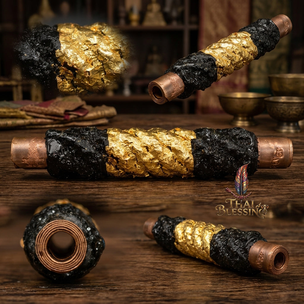 🔱 Takrut Nuea Duang Ruay Lan (Destiny-Defying Millionaire Scroll): Sacred Metallic Engine for Interstellar Fortune, Sovereign Authority & Complete Corporate Lockdown!