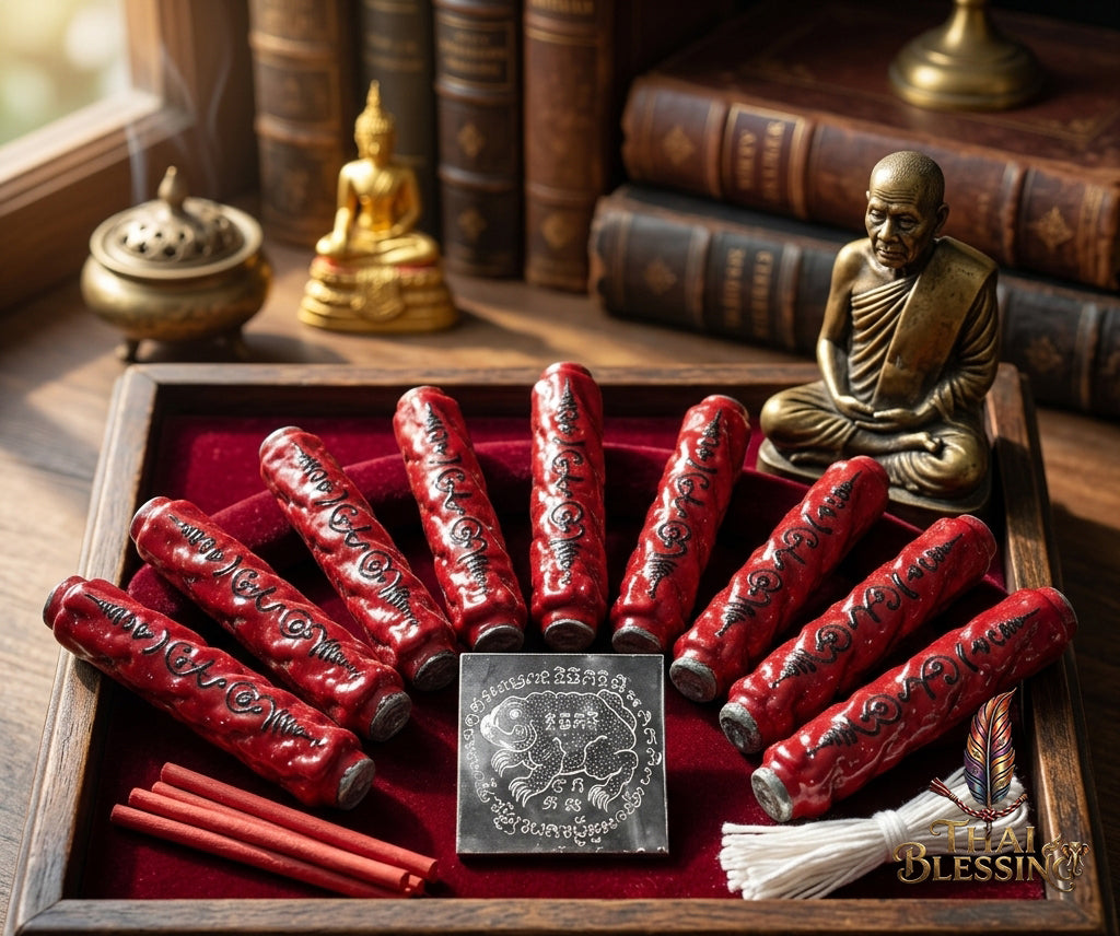 🔱 Takrut Phaya Khang Khok The Sovereign Toad King Matrix of Endless Inflow – Luang Pu Phongsak (Wat Pa Thep Nimit) 2567 – The Ultimate Alchemical Engine for Liquid Capital, Cosmic Decrees & Absolute Trade Victory!