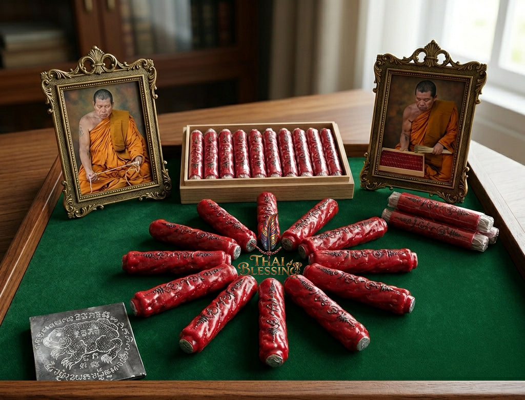 🔱 Takrut Phaya Khang Khok The Sovereign Toad King Matrix of Endless Inflow – Luang Pu Phongsak (Wat Pa Thep Nimit) 2567 – The Ultimate Alchemical Engine for Liquid Capital, Cosmic Decrees & Absolute Trade Victory!