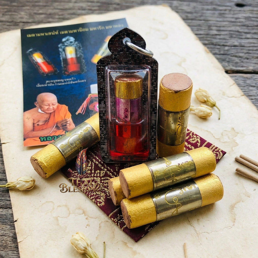 🔱 Takrut Phaya The Khrua: The Sovereign Commander of Total Fascination – Luang Pho Mian (Wat Ban Chaniang) 2565 – The Ultimate Botanical & Oil Engine for Absolute Charisma & Commercial Dominance!