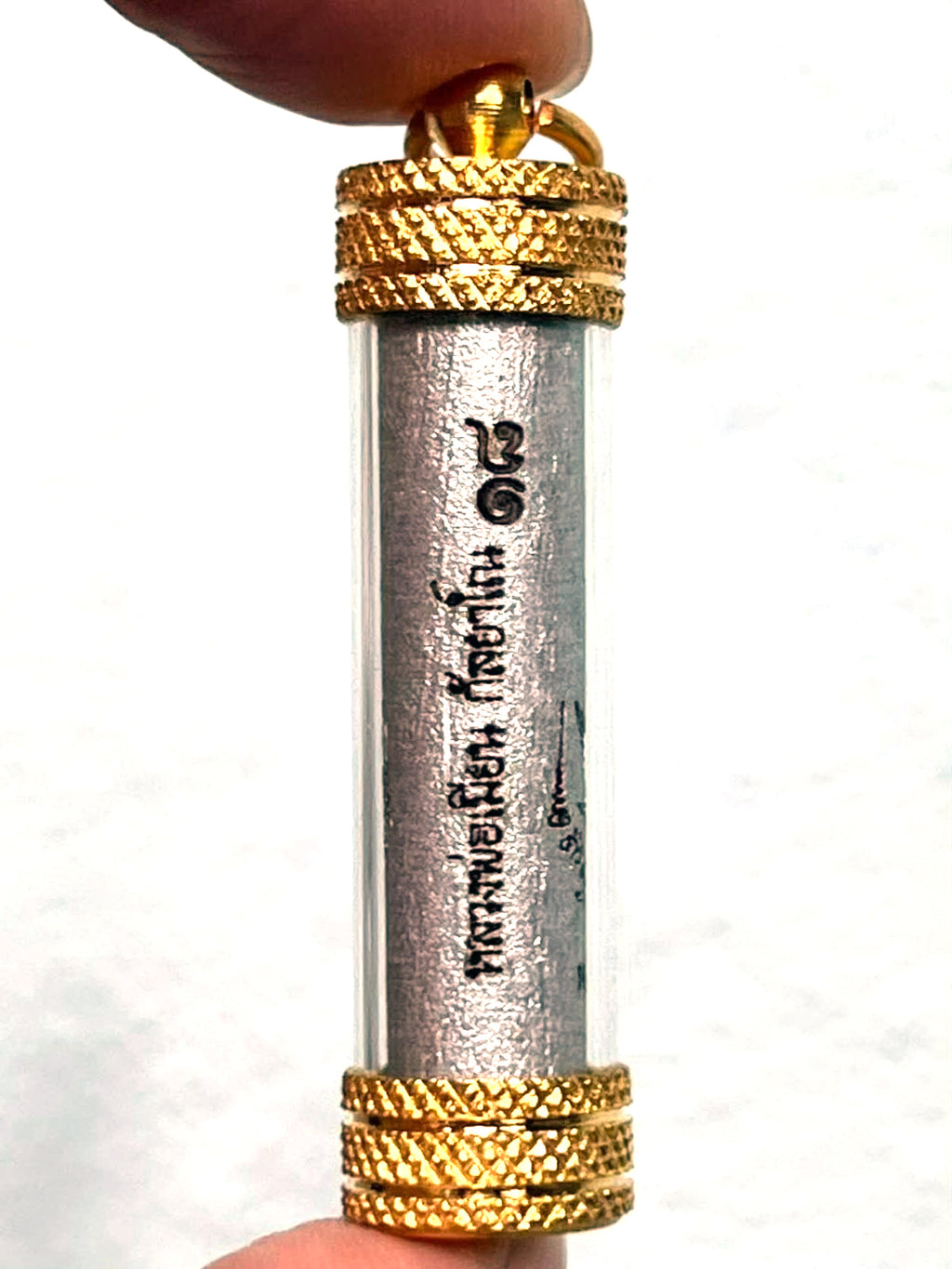 ✨ Takrut Phra Lak Na Thong (Golden Face Lakshmi) - Wood & Gold Micron Case: Luang Phor Mian, Wat Chaniang Wanaram – Ultimate High-Class Charm & Luck