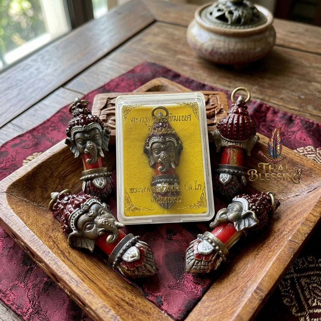 🔱 Takrut Phra Phikhanet (Embedded with Sacred Si Phueng & Yantra Plate): The Sovereign Destroyer of Obstacles & Grand Bestower of Success – The Ultimate Galactic Intelligence Matrix for Flawless Business Scaling & Omnipotent Trade Prosperity!