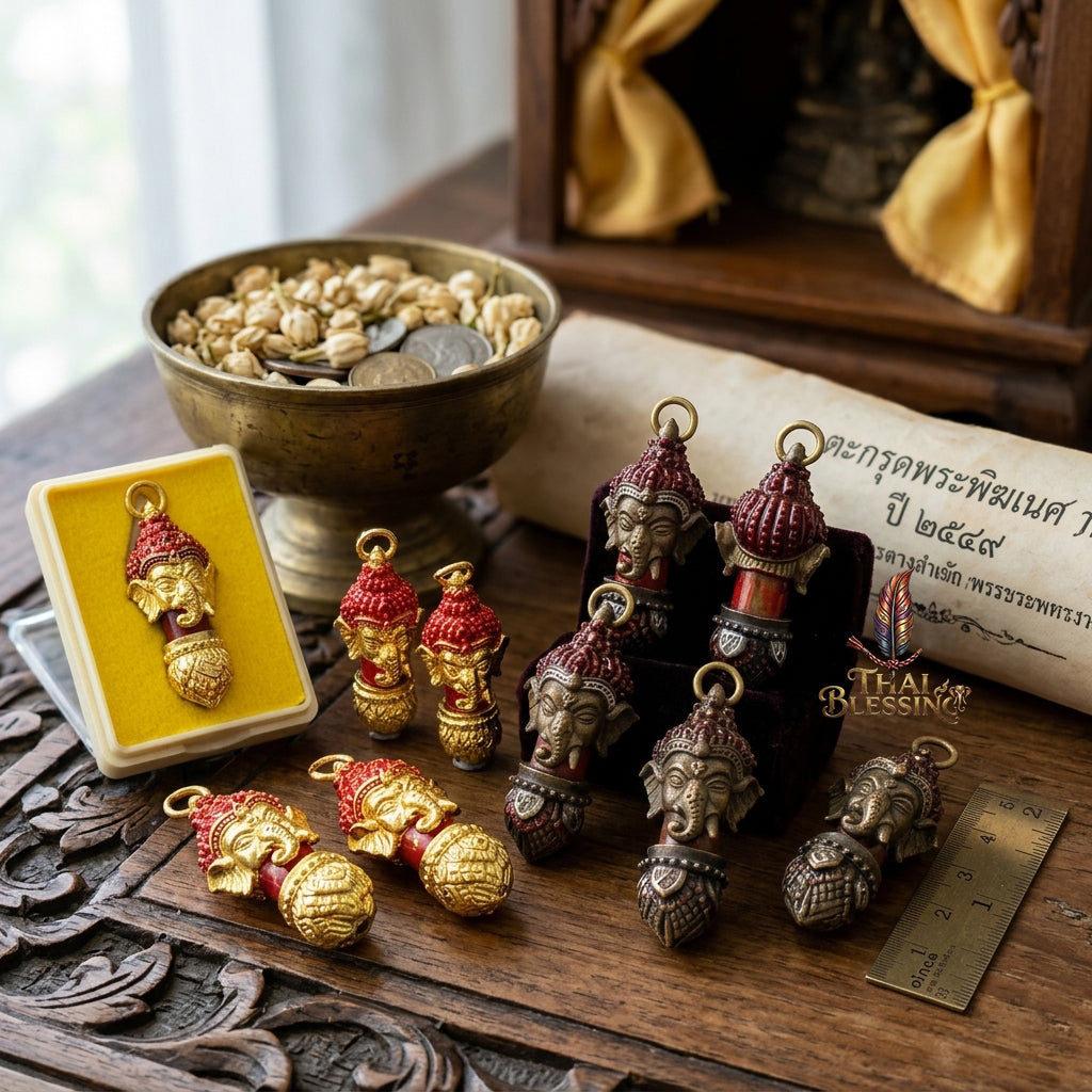 🔱 Takrut Phra Phikhanet (Embedded with Sacred Si Phueng & Yantra Plate): The Sovereign Destroyer of Obstacles & Grand Bestower of Success – The Ultimate Galactic Intelligence Matrix for Flawless Business Scaling & Omnipotent Trade Prosperity!