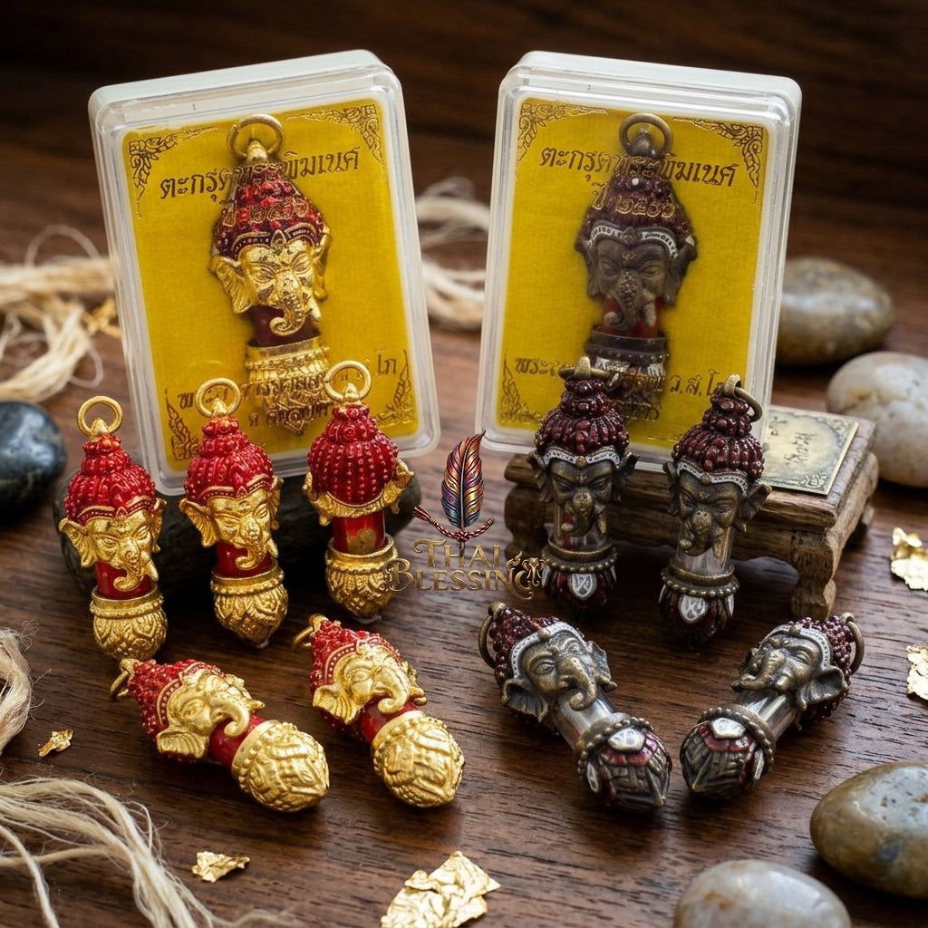 🔱 Takrut Phra Phikhanet (Embedded with Sacred Si Phueng & Yantra Plate): The Sovereign Destroyer of Obstacles & Grand Bestower of Success – The Ultimate Galactic Intelligence Matrix for Flawless Business Scaling & Omnipotent Trade Prosperity!