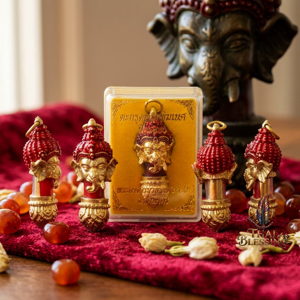 🔱 Takrut Phra Phikhanet (Embedded with Sacred Si Phueng & Yantra Plate): The Sovereign Destroyer of Obstacles & Grand Bestower of Success – The Ultimate Galactic Intelligence Matrix for Flawless Business Scaling & Omnipotent Trade Prosperity!