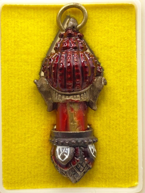 🔱 Takrut Phra Phikhanet (Embedded with Sacred Si Phueng & Yantra Plate): The Sovereign Destroyer of Obstacles & Grand Bestower of Success – The Ultimate Galactic Intelligence Matrix for Flawless Business Scaling & Omnipotent Trade Prosperity!