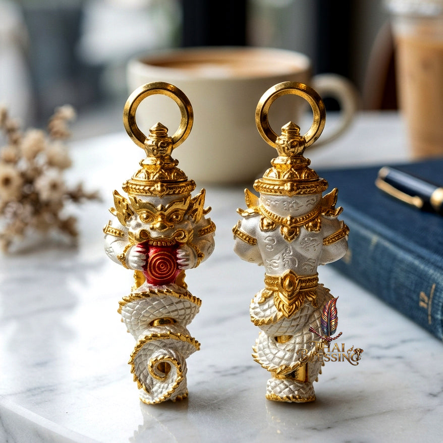 🔱 Takrut Phra Rahu Ruai 8 Thit – The Sovereign of Universal Abundance – Samnaksong Sumon Pracha Khiri Santi Tham (2569) – The Ultimate Shield of Protection and Magnet for 8-Directional Wealth!