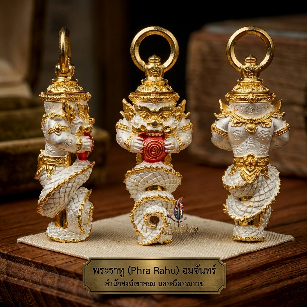 🔱 Takrut Phra Rahu Ruai 8 Thit – The Sovereign of Universal Abundance – Samnaksong Sumon Pracha Khiri Santi Tham (2569) – The Ultimate Shield of Protection and Magnet for 8-Directional Wealth!
