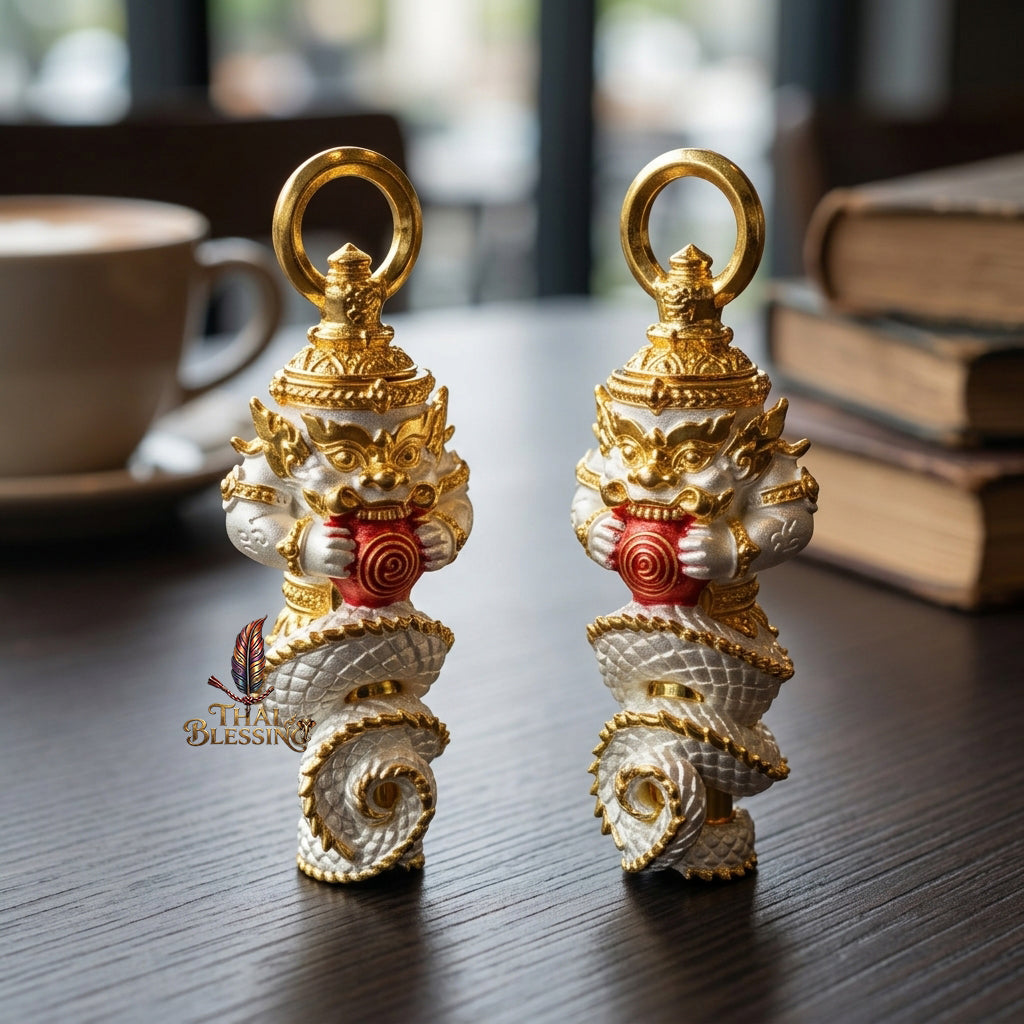🔱 Takrut Phra Rahu Ruai 8 Thit – The Sovereign of Universal Abundance – Samnaksong Sumon Pracha Khiri Santi Tham (2569) – The Ultimate Shield of Protection and Magnet for 8-Directional Wealth!