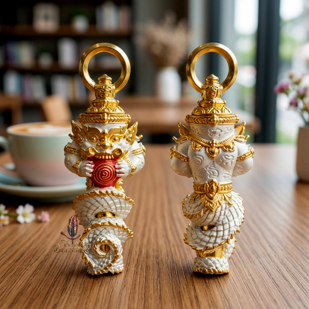 🔱 Takrut Phra Rahu Ruai 8 Thit – The Sovereign of Universal Abundance – Samnaksong Sumon Pracha Khiri Santi Tham (2569) – The Ultimate Shield of Protection and Magnet for 8-Directional Wealth!