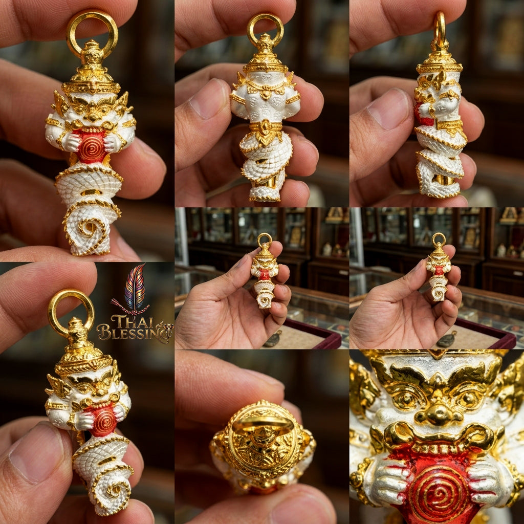 🔱 Takrut Phra Rahu Ruai 8 Thit – The Sovereign of Universal Abundance – Samnaksong Sumon Pracha Khiri Santi Tham (2569) – The Ultimate Shield of Protection and Magnet for 8-Directional Wealth!