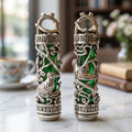 🕊️ Takrut Sarika Pak Dee – The Sovereign of Golden Speech & Elite Attraction – Alpaca Silver "Yod Maha Saney" Edition – The Ultimate Tool for Persuasive Success, Infinite Wealth, and Magnetic Charisma!