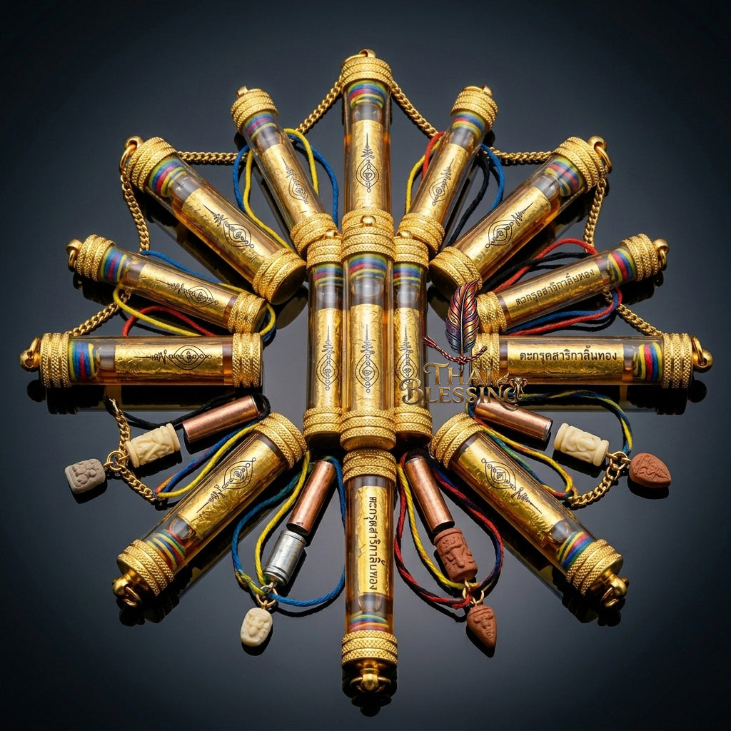 🦜 Takrut Sarika Lin Thong: The Sovereign of the Golden Tongue – Kruba Baeng – Wat Ban Tanot (2567) – The Ultimate Alchemical Engine for Hypnotic Speech & Infinite Abundance!