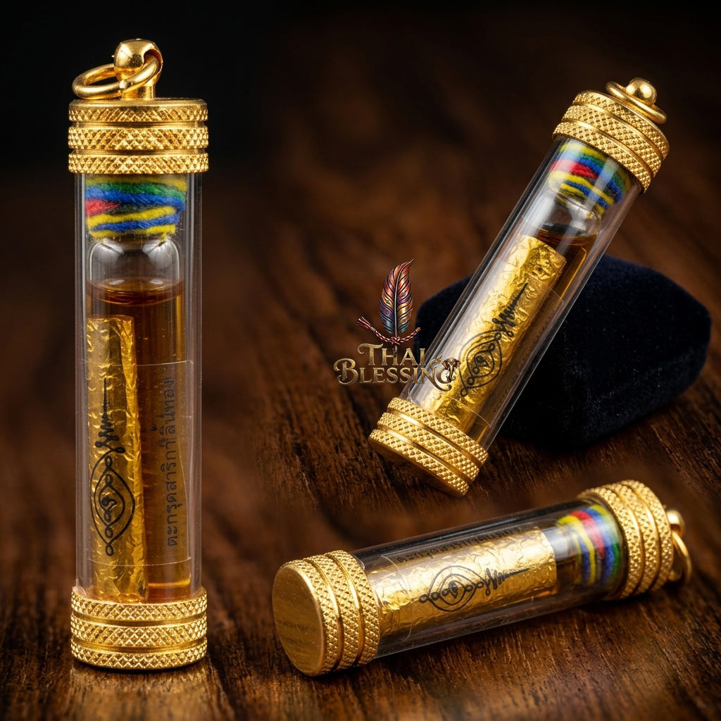 🦜 Takrut Sarika Lin Thong: The Sovereign of the Golden Tongue – Kruba Baeng – Wat Ban Tanot (2567) – The Ultimate Alchemical Engine for Hypnotic Speech & Infinite Abundance!